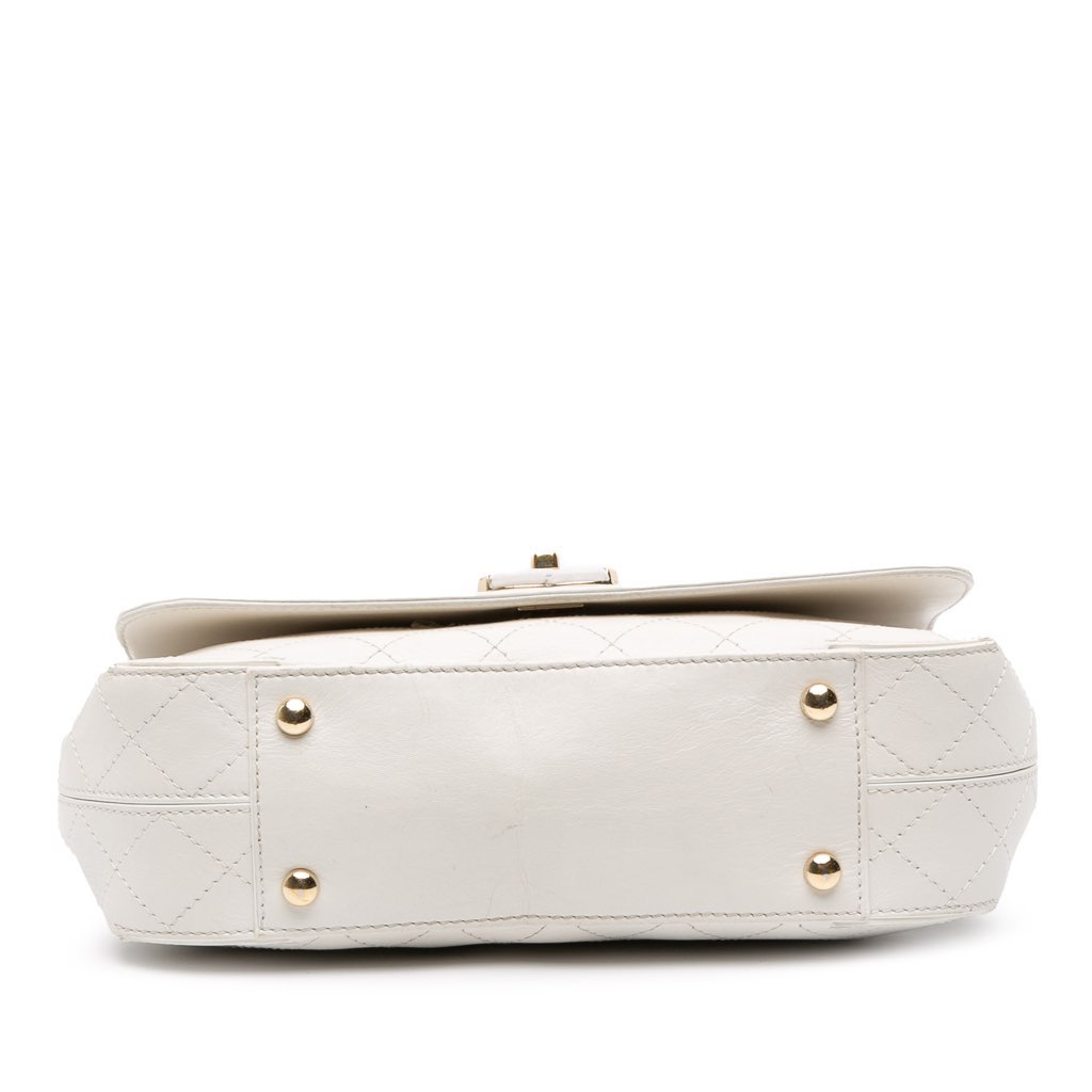 Chanel Medium Stitched Calfskin Covered CC Flap - Image 6