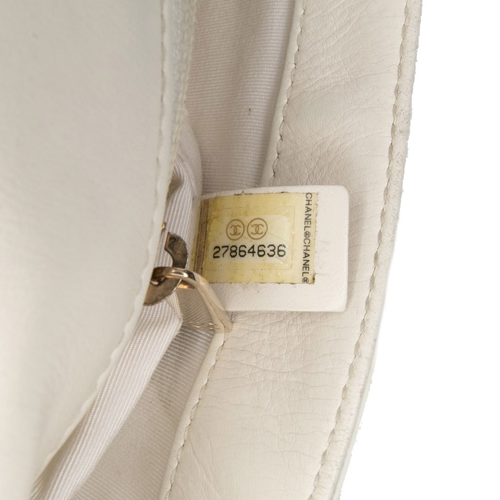 Chanel Medium Stitched Calfskin Covered CC Flap - Detail 1