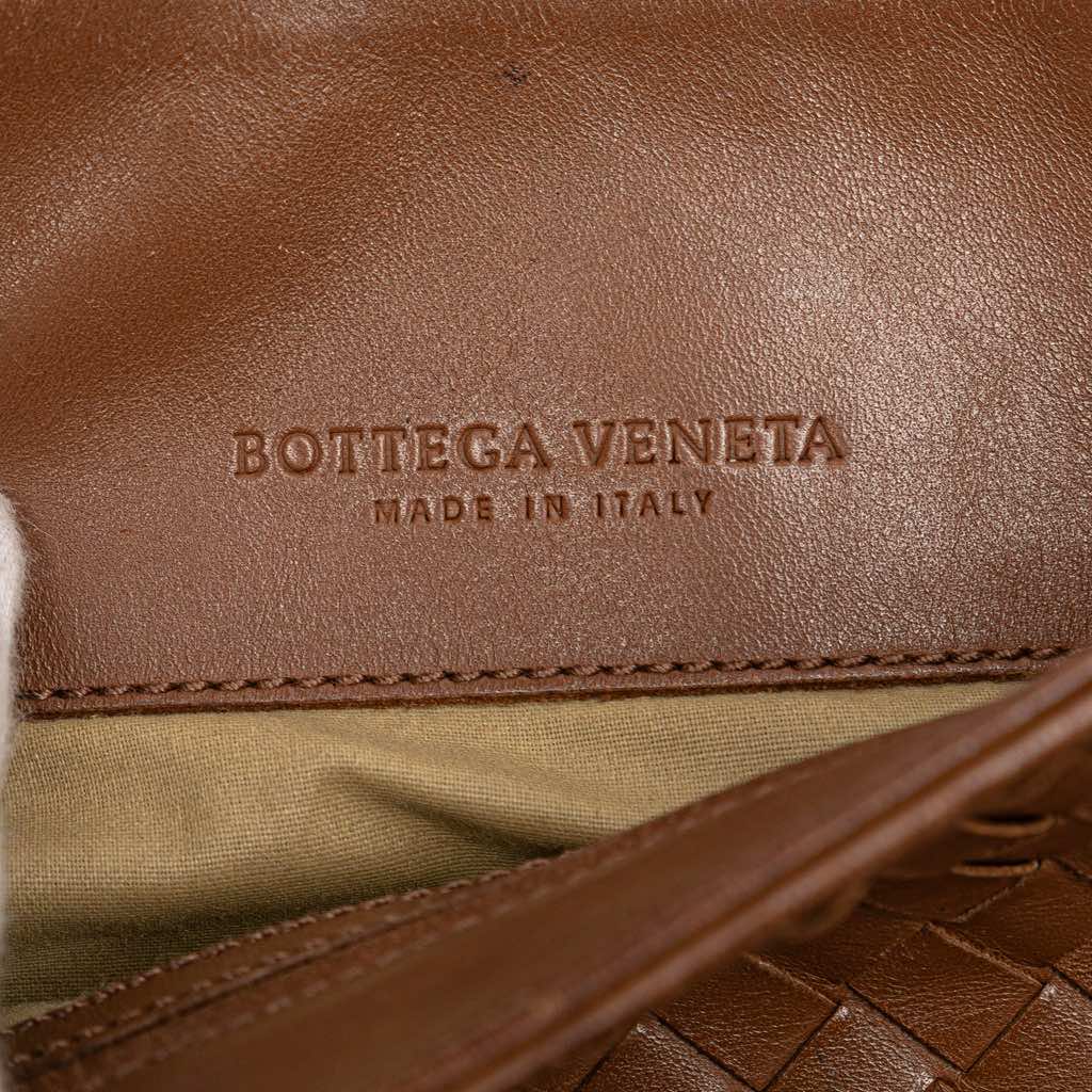 Bottega Veneta Leather Intrecciato Crossbody - Side view