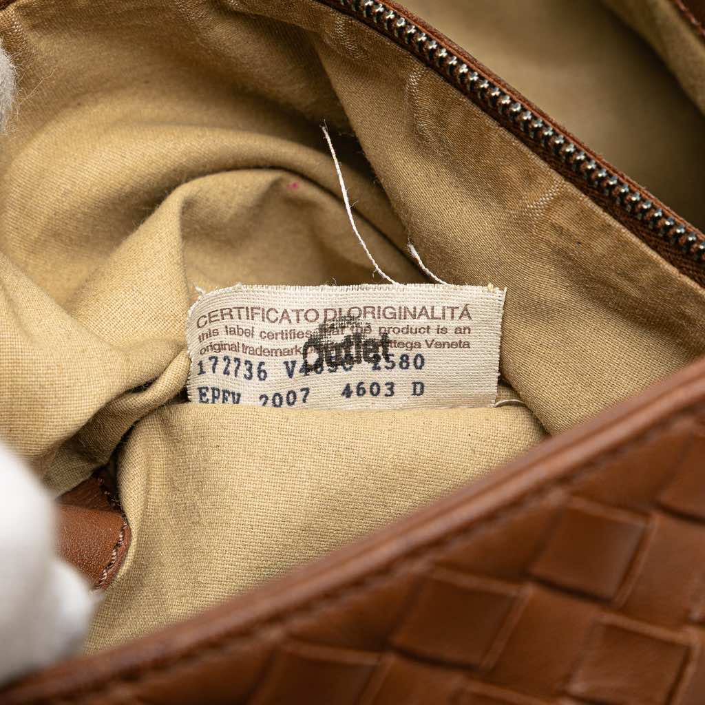 Bottega Veneta Leather Intrecciato Crossbody - Detail 1