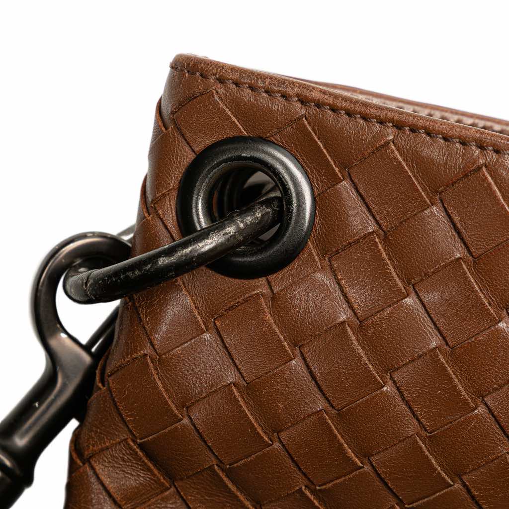 Bottega Veneta Leather Intrecciato Crossbody - Image 10