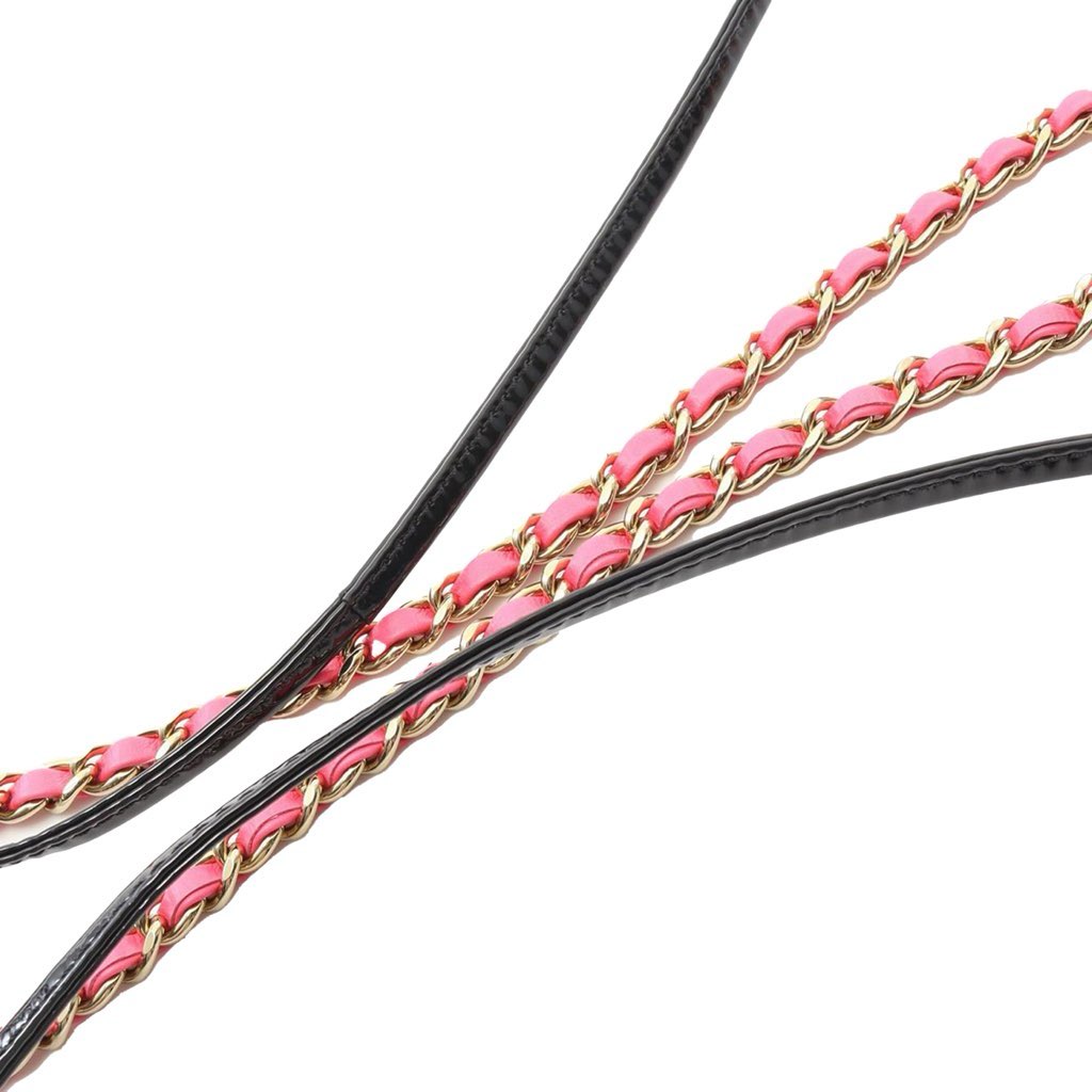 Chanel Mini Bicolor Quilted Patent 31 Shopping Bag - Detail 2