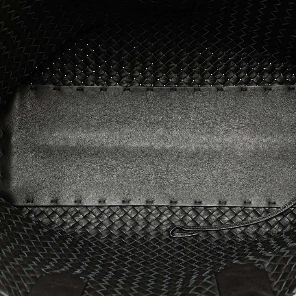 Bottega Veneta Medium Lambskin Intreccio Cabat Tote - 4