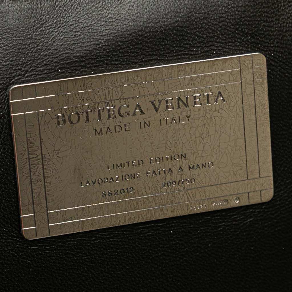 Bottega Veneta Medium Lambskin Intreccio Cabat Tote - Side view