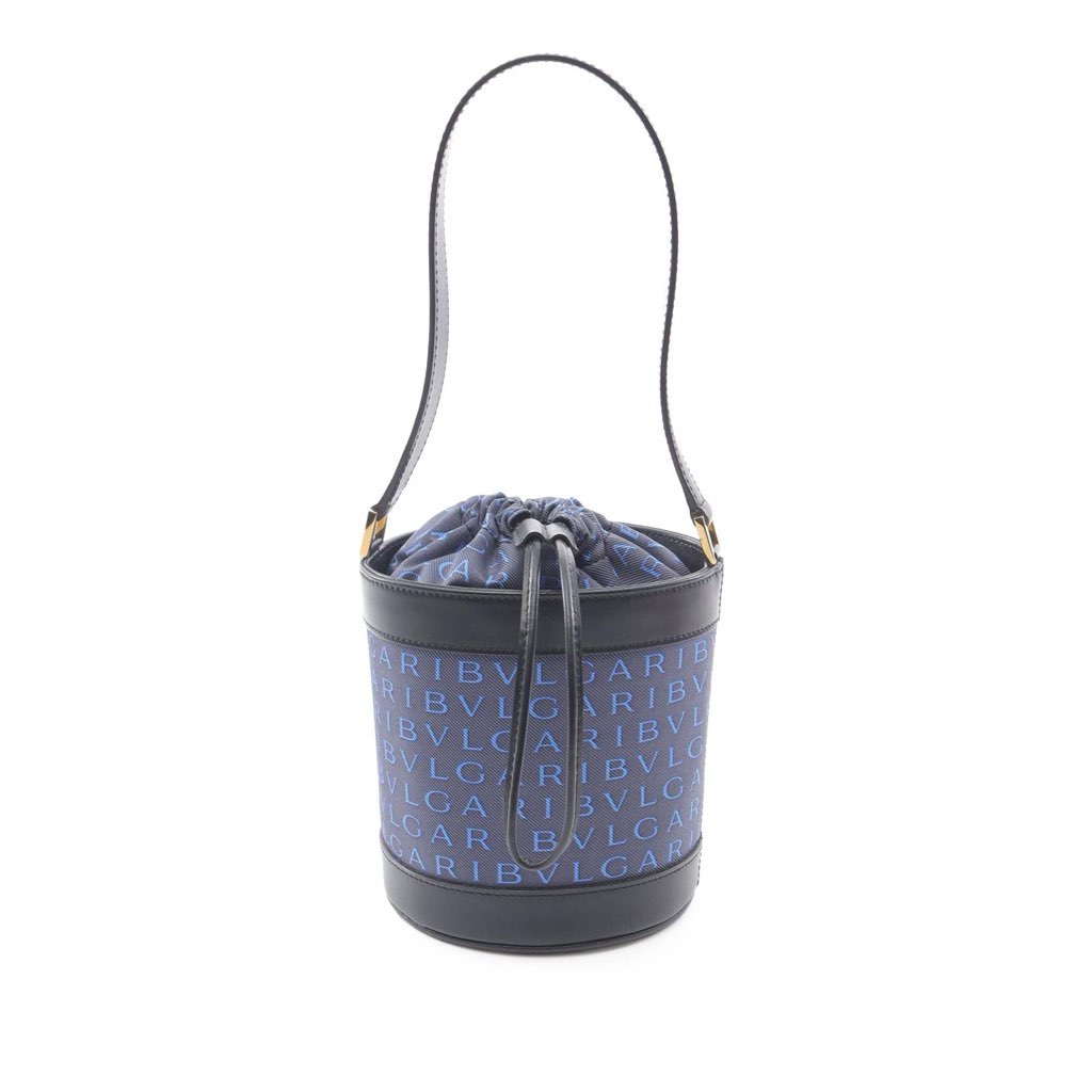 Bvlgari Logomania Denim B Zero1 Bucket Bag