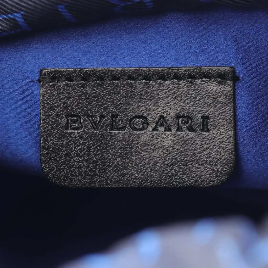 Bvlgari Logomania Denim B Zero1 Bucket Bag Blue Denim Good - Model View