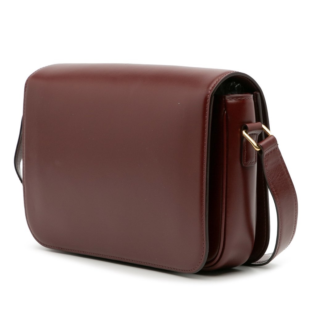 Celine Classique Shiny Calfskin Triomphe Crossbody - 2