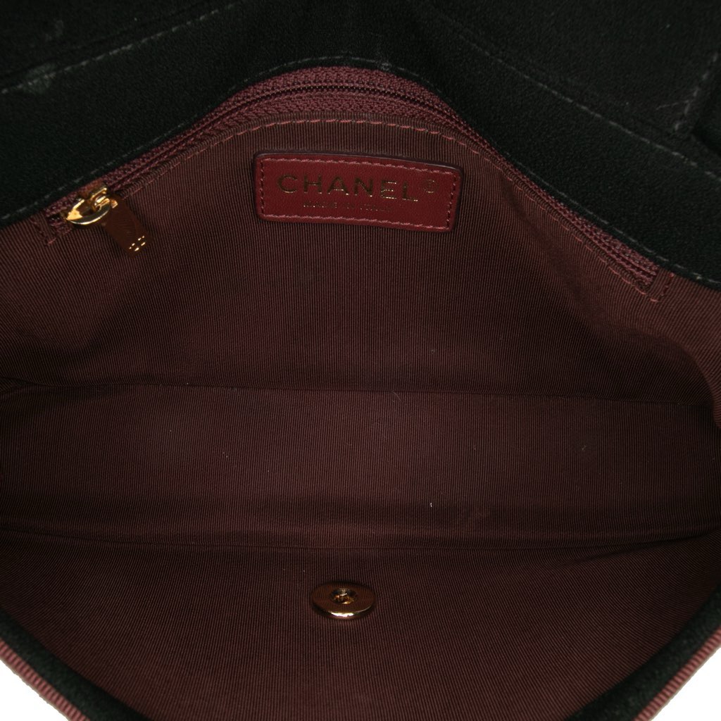 Chanel Small Bicolor Quilted Grosgrain Satin Small Mademoiselle Double Flap - 4