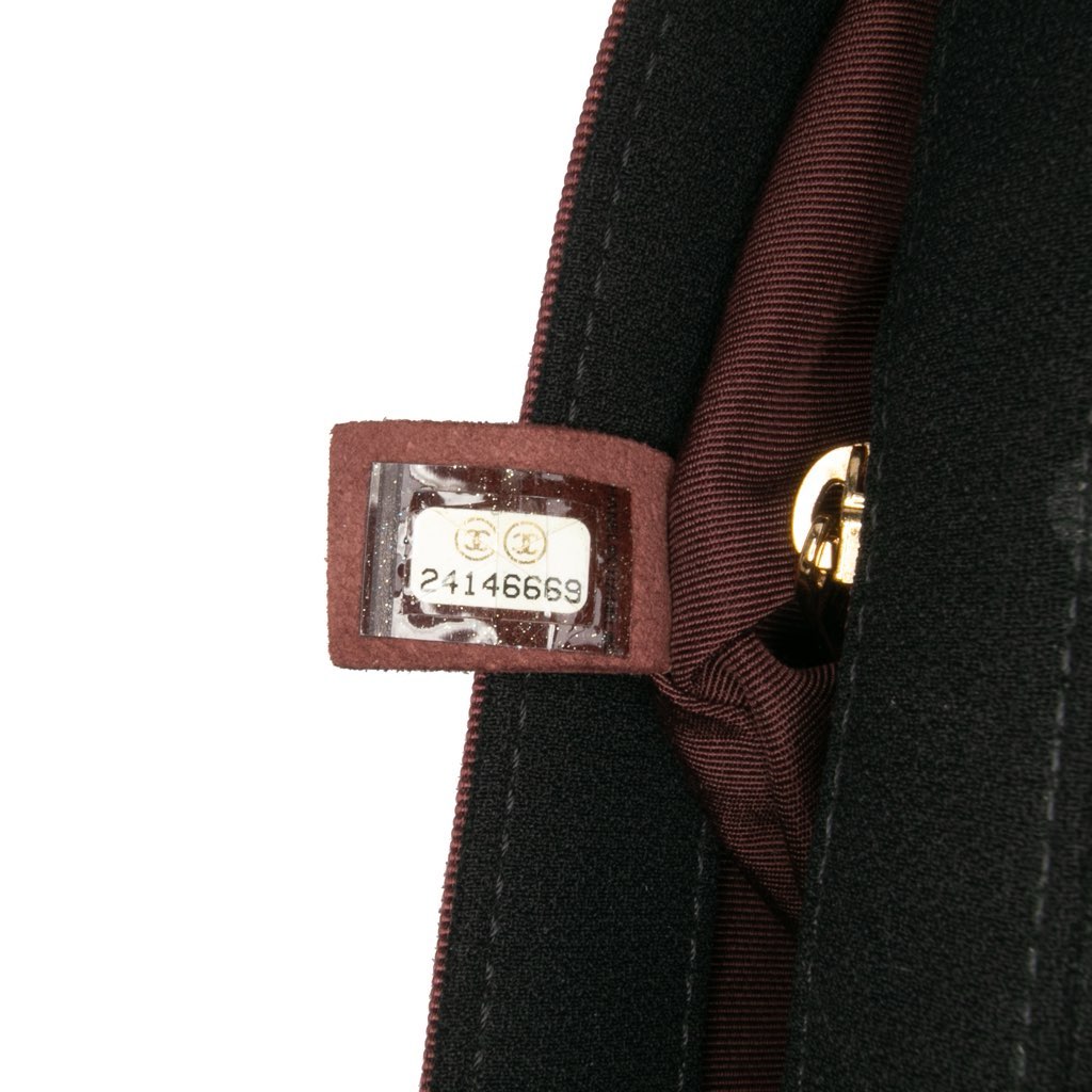 Chanel Small Bicolor Quilted Grosgrain Satin Small Mademoiselle Double Flap - Detail 1