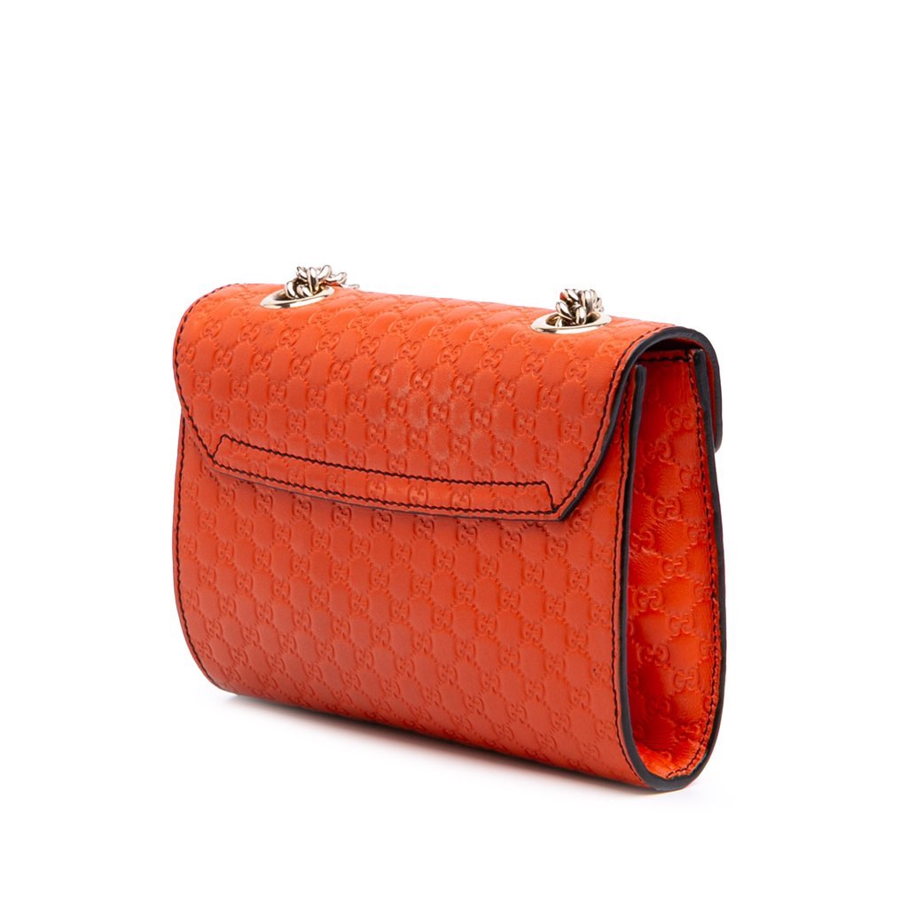 Gucci Mini Microguccissima Emily Crossbody - Back view