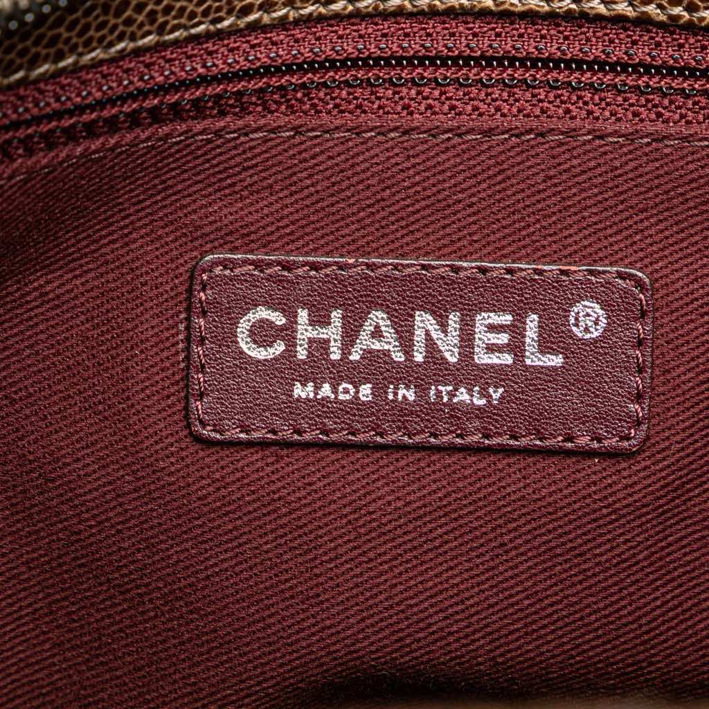 Chanel Quilted Glazed Caviar CC Crave Tote - 5