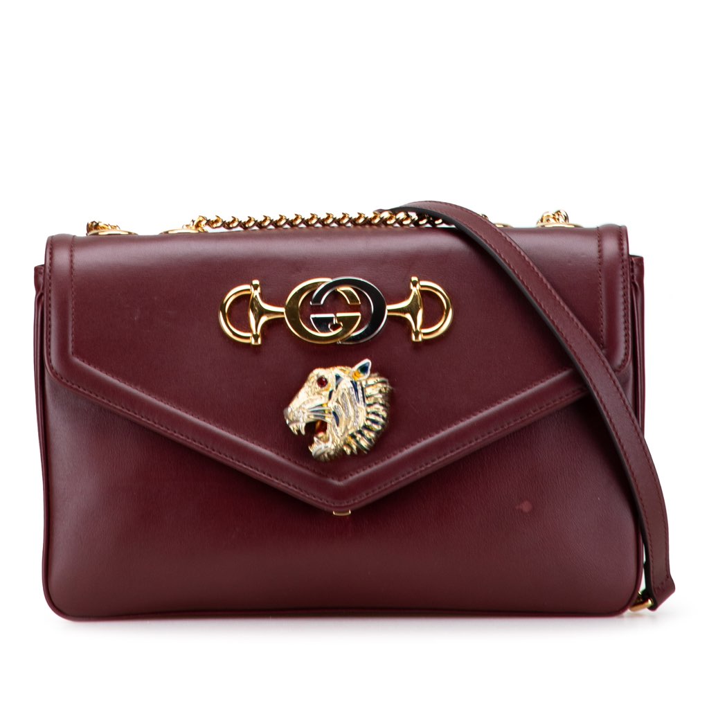 Gucci Medium Leather Rajah Crossbody