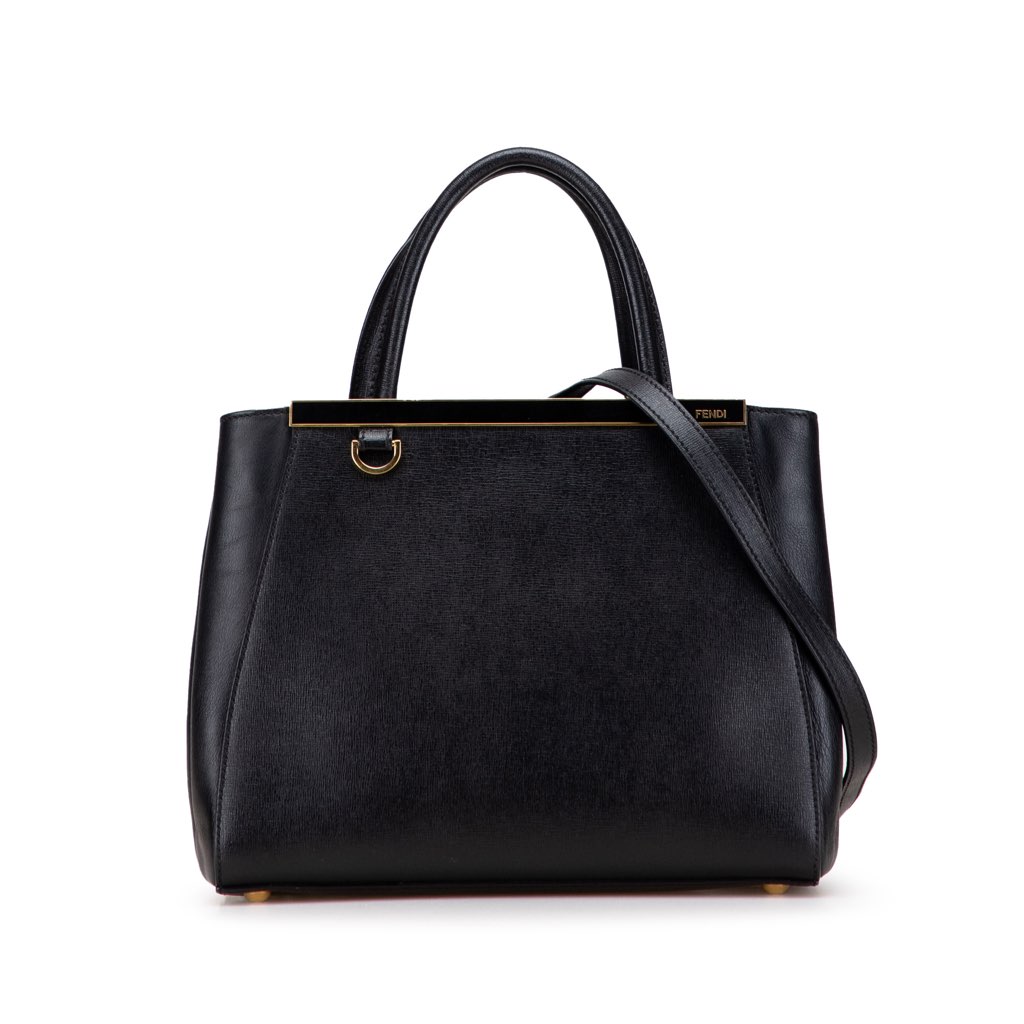 Fendi 2Jours Leather Satchel