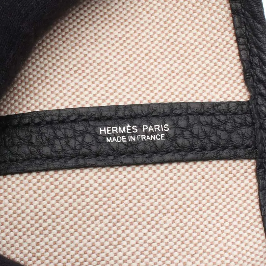 Hermès H Plume and Negonda Pacific Garden Party Voyage 49 Brown Canvas Good - Model View