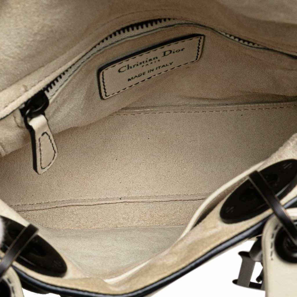 Dior Mini Ultra Matte Calfskin Cannage Studded Supple Lady Dior - 4