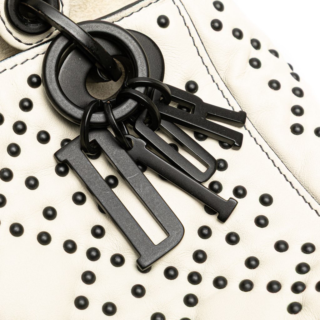 Dior Mini Ultra Matte Calfskin Cannage Studded Supple Lady Dior - Image 10