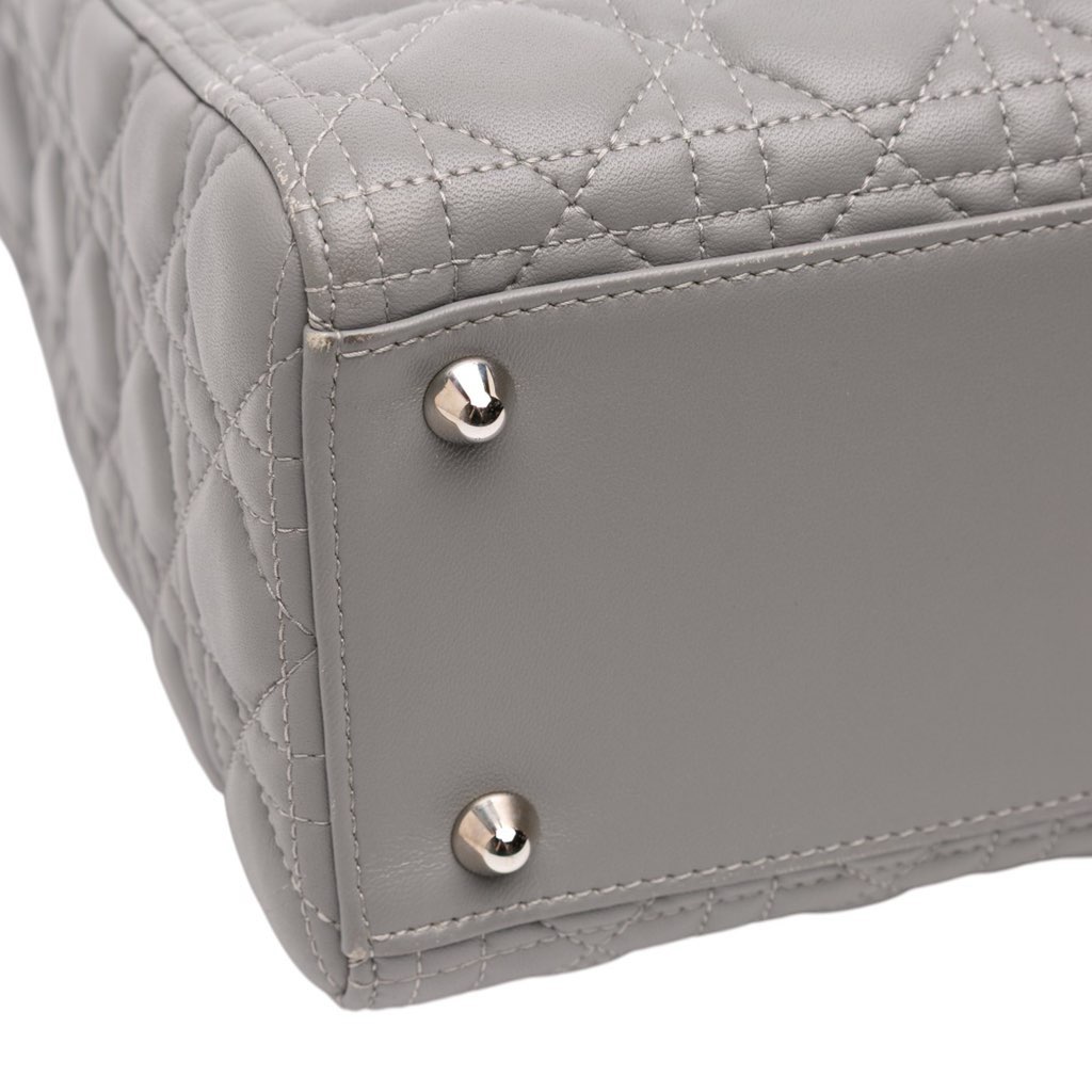 Dior Large Lambskin Cannage Lady Dior - Detail 2