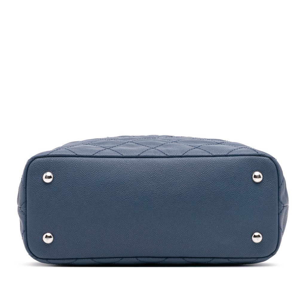 Chanel Small Quilted Caviar Daily Shopping Tote - Image 6