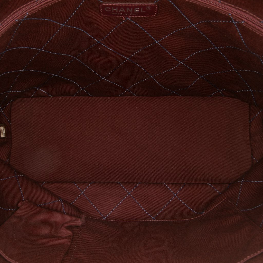 Chanel Small Quilted Caviar Daily Shopping Tote - Side view