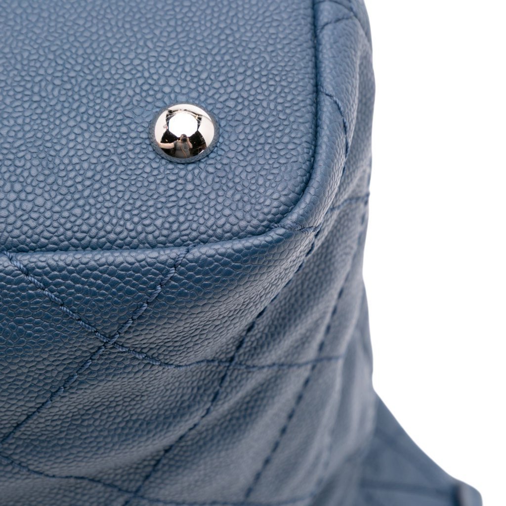 Chanel Small Quilted Caviar Daily Shopping Tote - Image 10