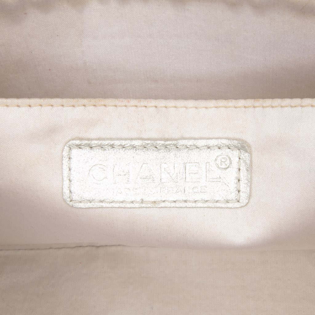 Chanel New Travel Line Medium Metallic Nylon Single Flap - 5