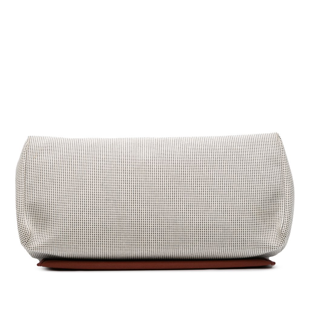 Hermès Toile Quadrille Vache Hunter Herbag Zip Cabine 50 - 3