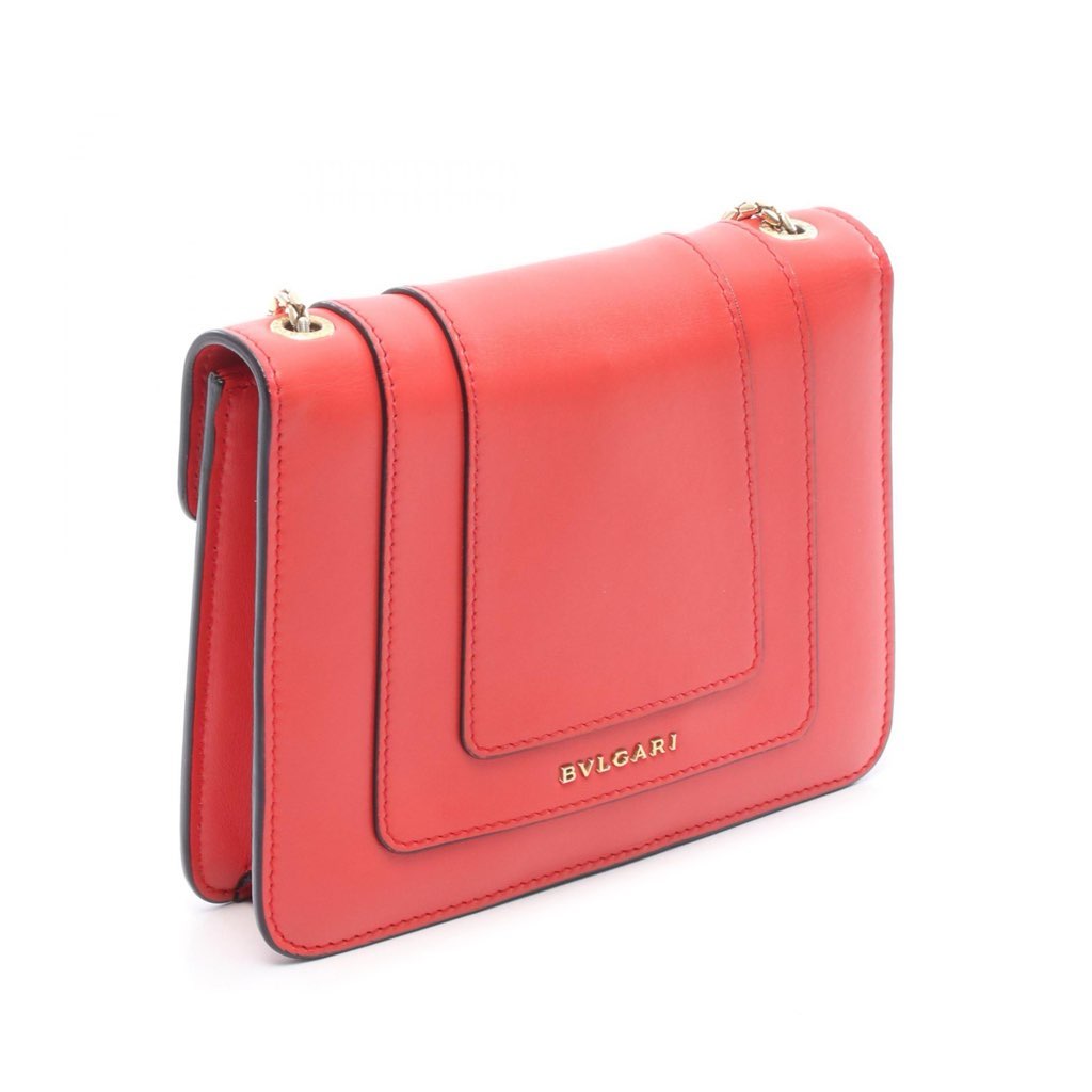 Bvlgari Small Leather Square Serpenti Forever Chain Crossbody - 2