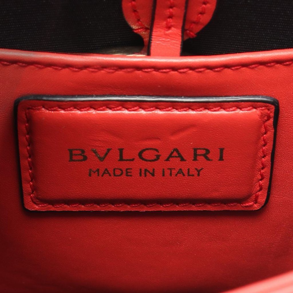 Bvlgari Small Leather Square Serpenti Forever Chain Crossbody - 4