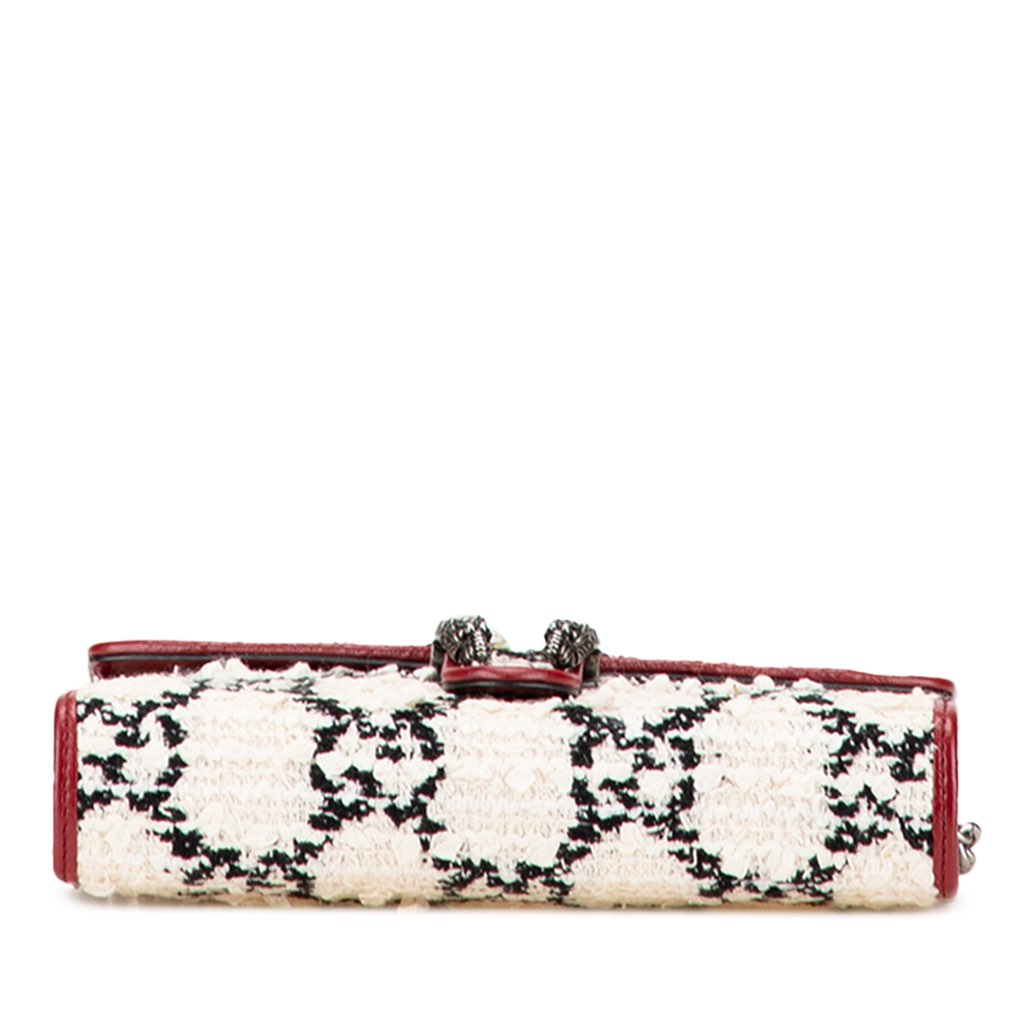 Gucci GG Tweed Dionysus Wallet on Chain - Image 6