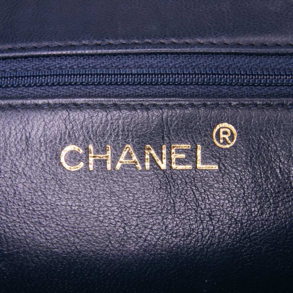 Chanel CC Quilted Lambskin Tassel Flap - Side view