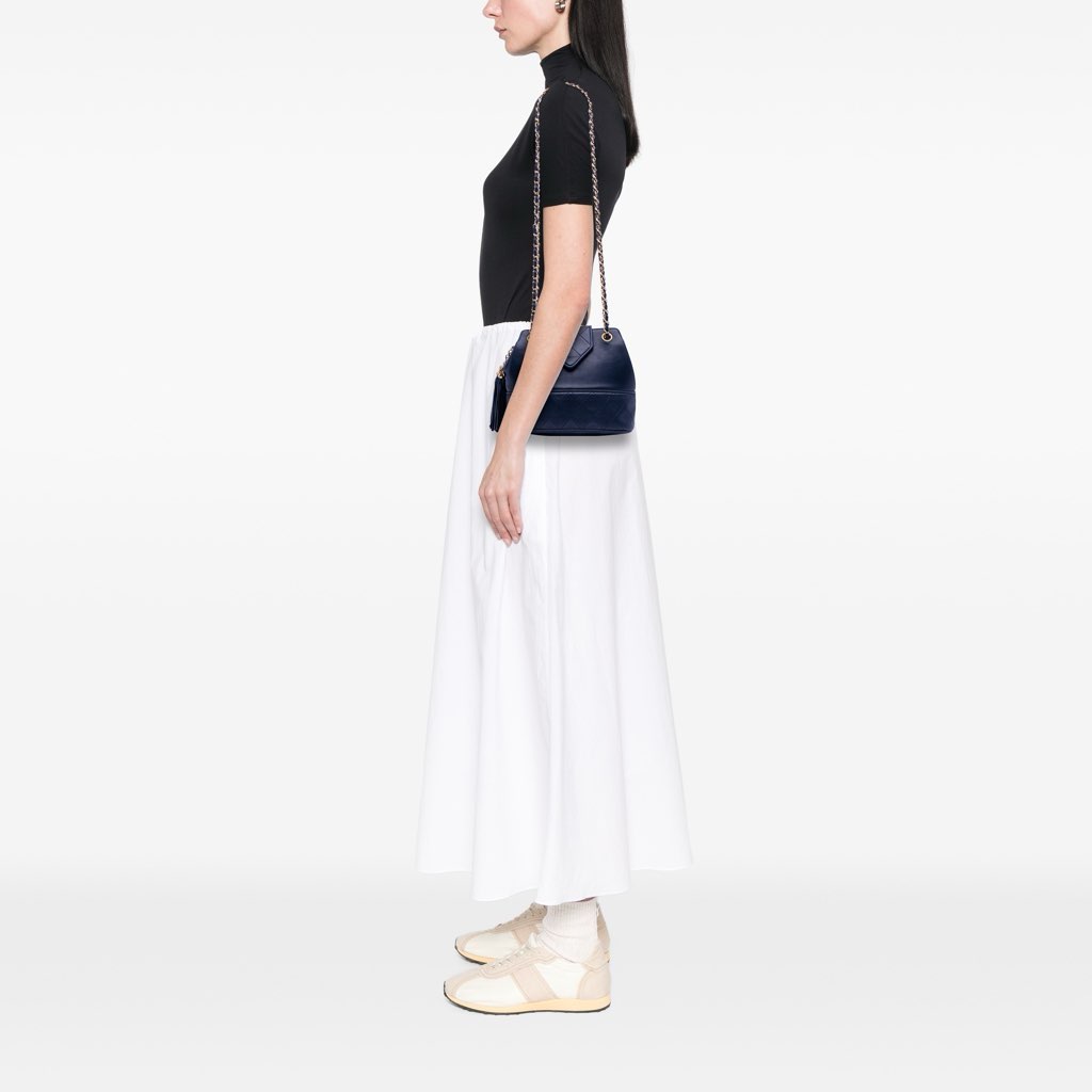 Chanel CC Quilted Lambskin Tassel Flap - Image 12