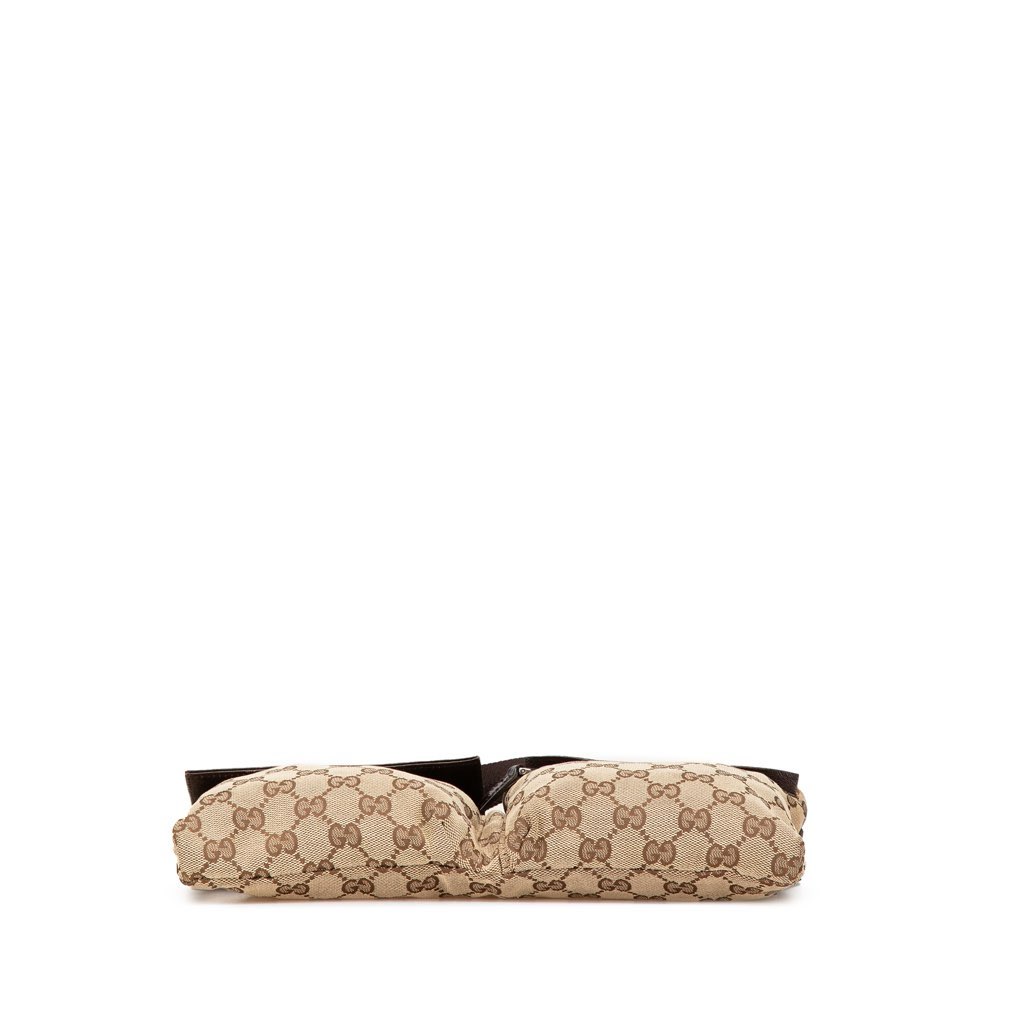 Gucci GG Canvas Double Pocket Belt Bag - 3
