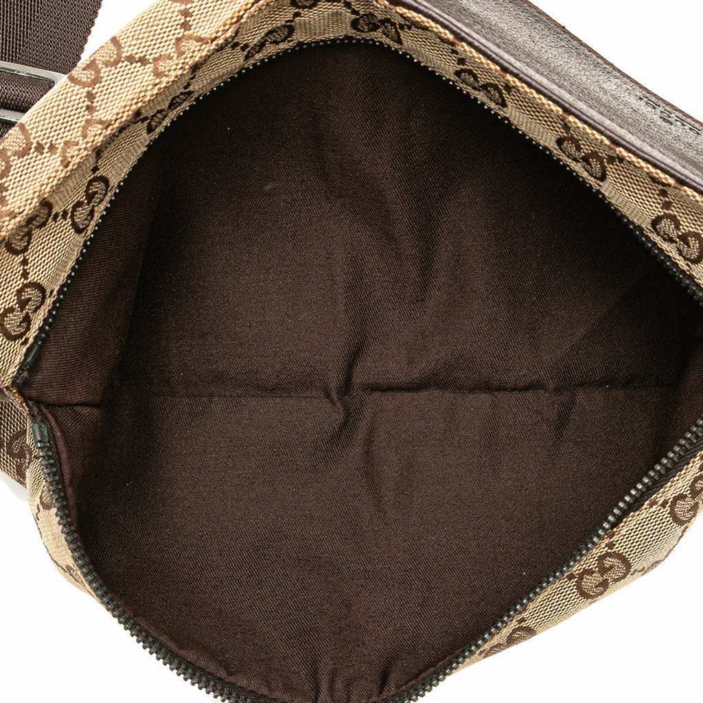 Gucci GG Canvas Double Pocket Belt Bag - 4