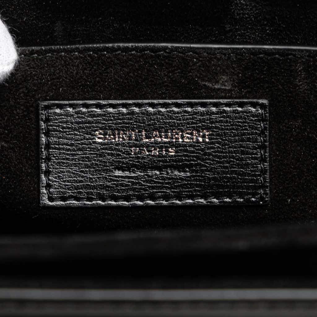 Saint Laurent Medium Calfskin Bellechasse Satchel - Side view