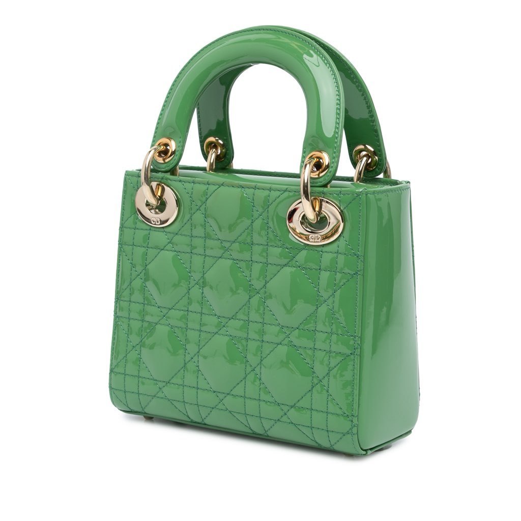 Dior Mini Patent Cannage Lady Dior - 2