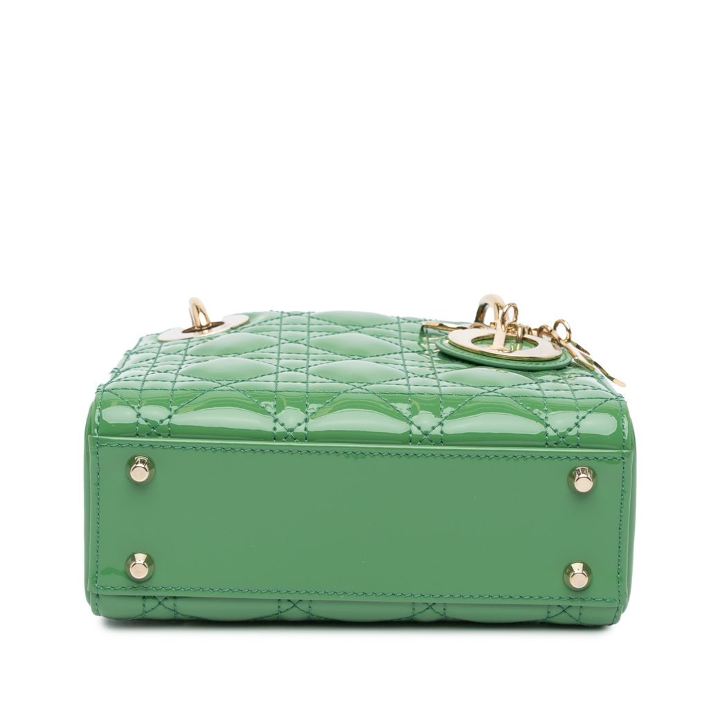 Dior Mini Patent Cannage Lady Dior - 3