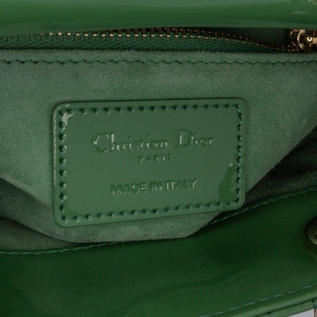 Dior Mini Patent Cannage Lady Dior - 5