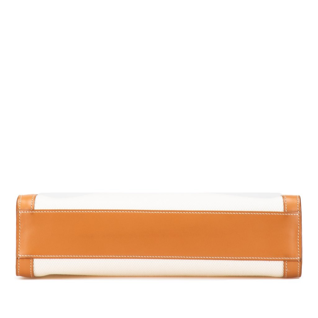 Celine Small Canvas Vertical Cabas Satchel - Image 6