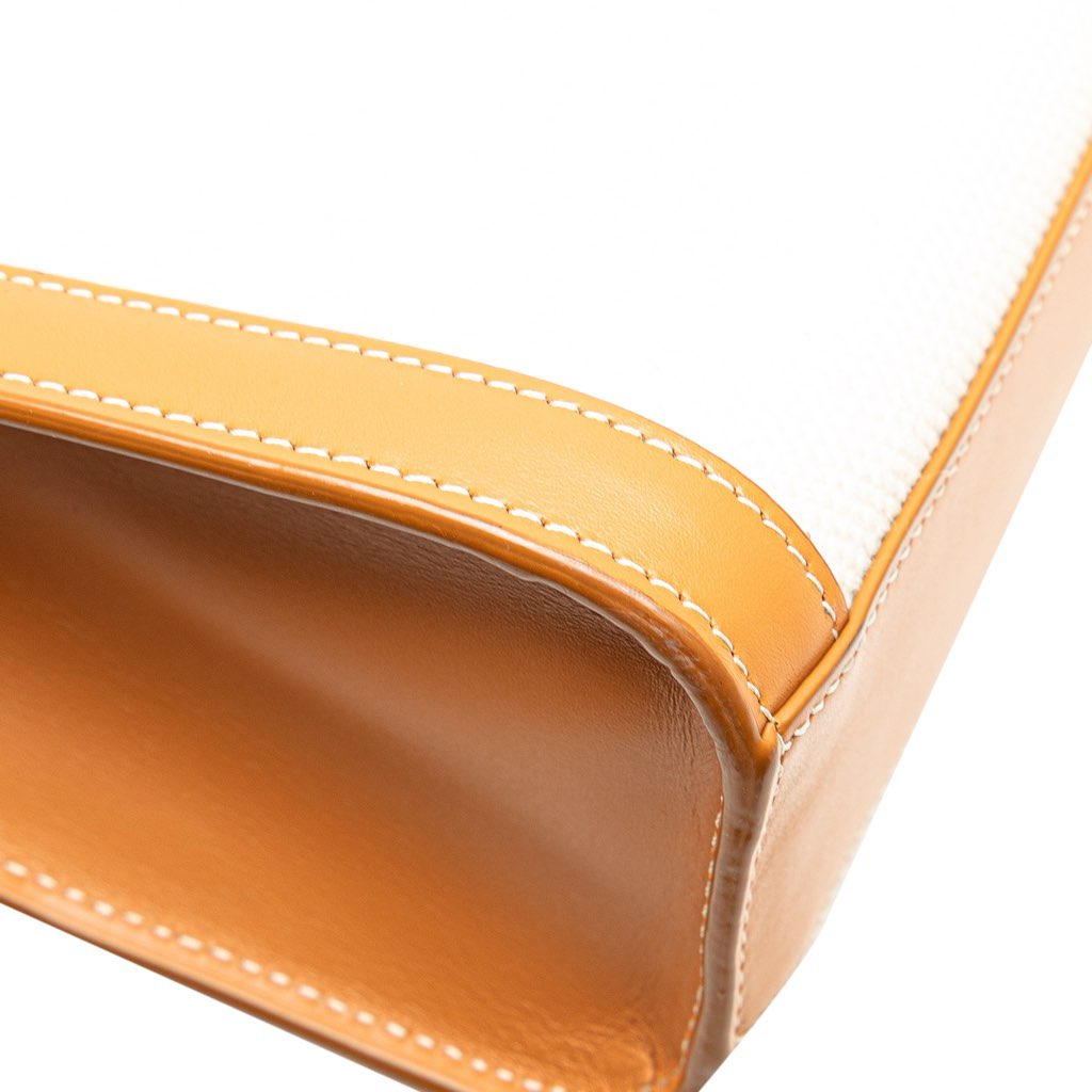 Celine Small Canvas Vertical Cabas Satchel - Image 10