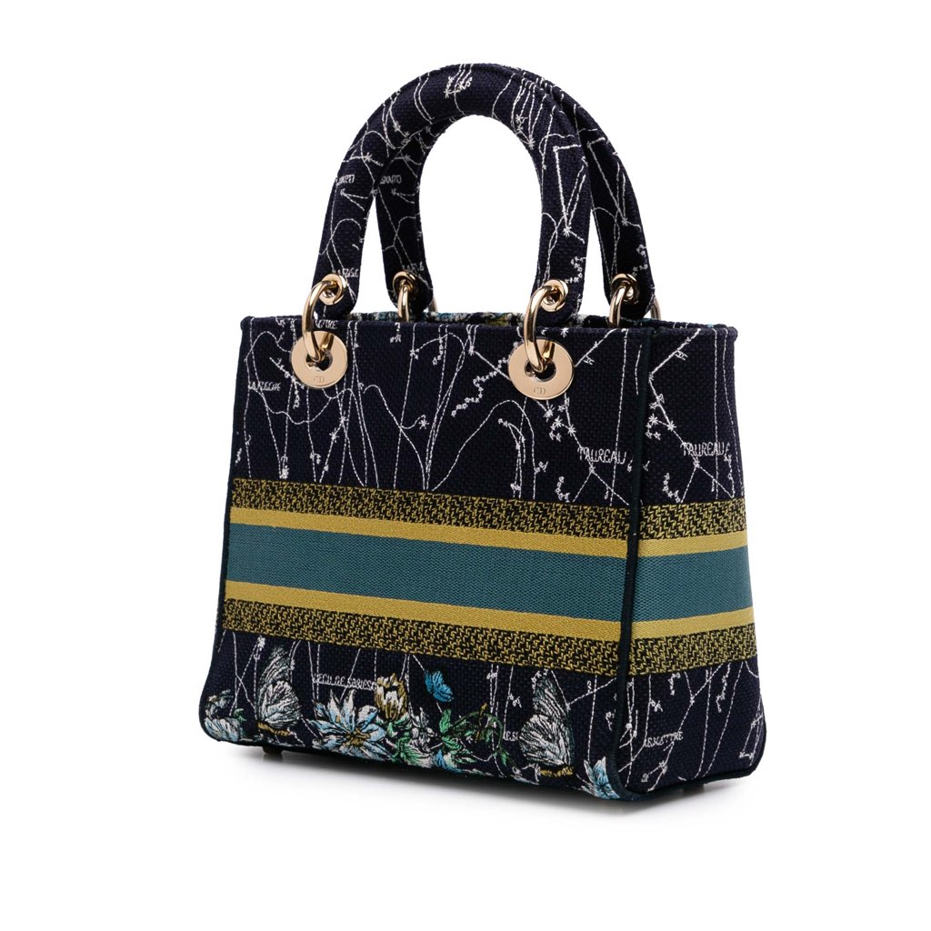 Dior Medium Canvas Embroidered Zodiac Lady D Lite - 2