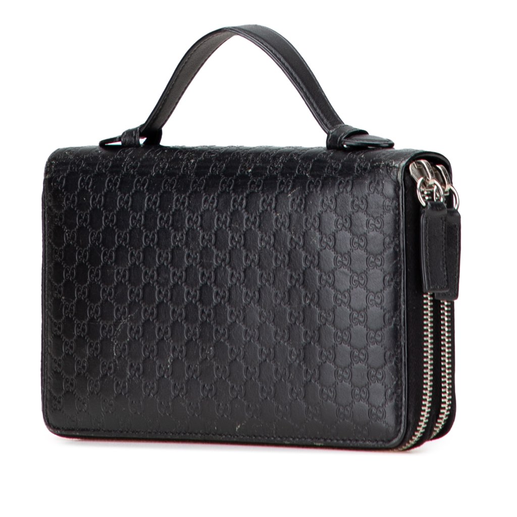 Gucci Microguccissima Zip Around Long Wallet - Back view