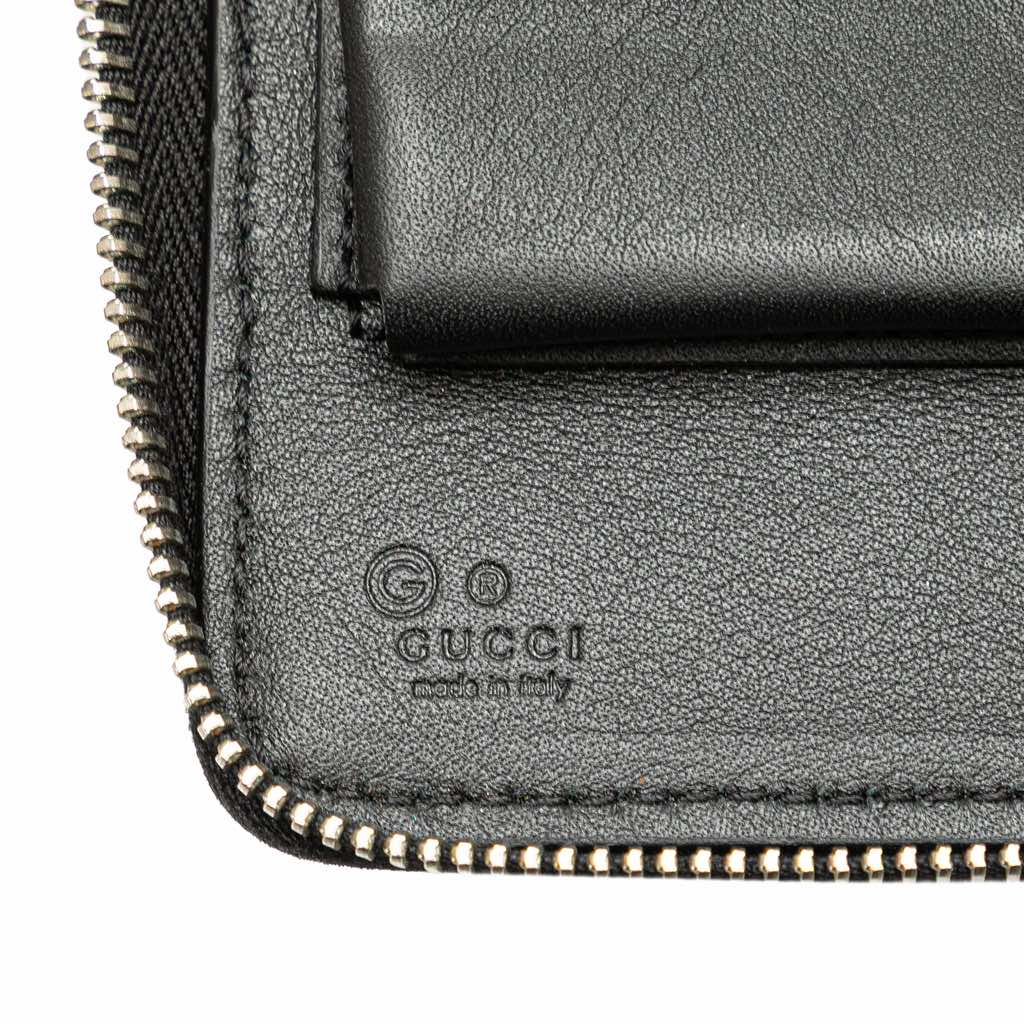 Gucci Microguccissima Zip Around Long Wallet - Image 10