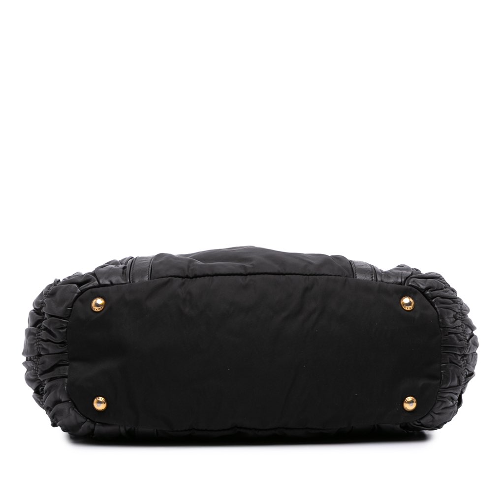 Prada Tessuto and Nappa Gaufre Satchel - 3