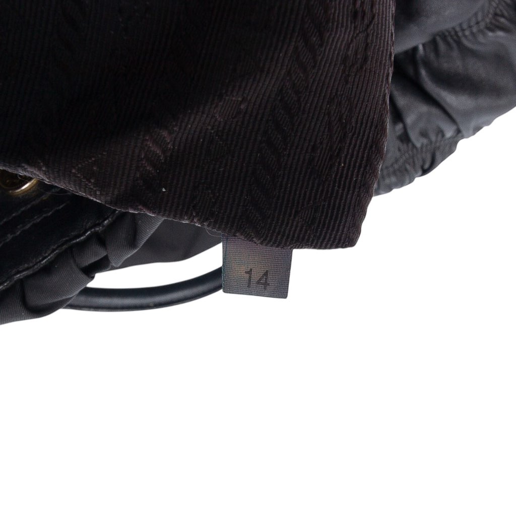 Prada Tessuto and Nappa Gaufre Satchel - 5