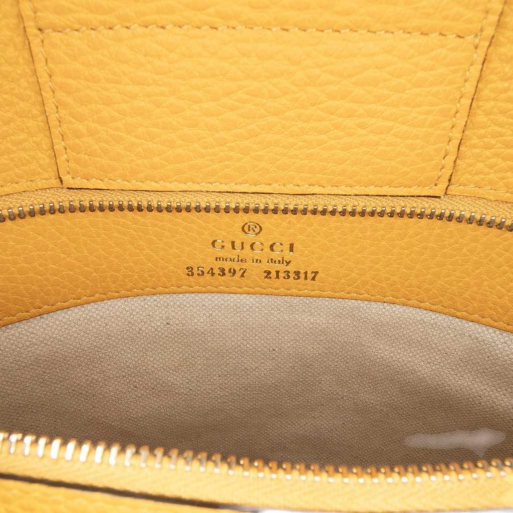 Gucci Medium Leather Swing Tote - Side view