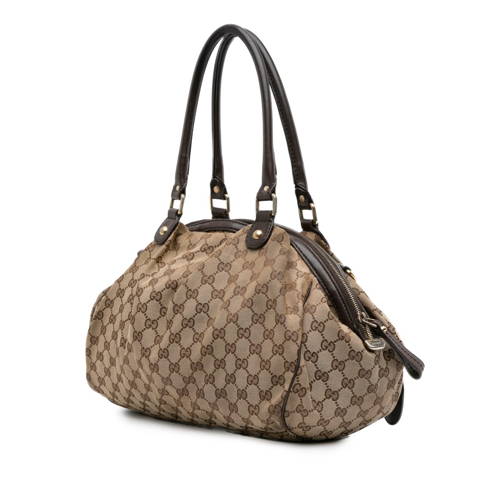 Gucci GG Canvas Sukey Satchel - 2