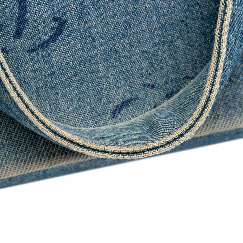 Chanel CC Printed Denim Single Flap - Image 13