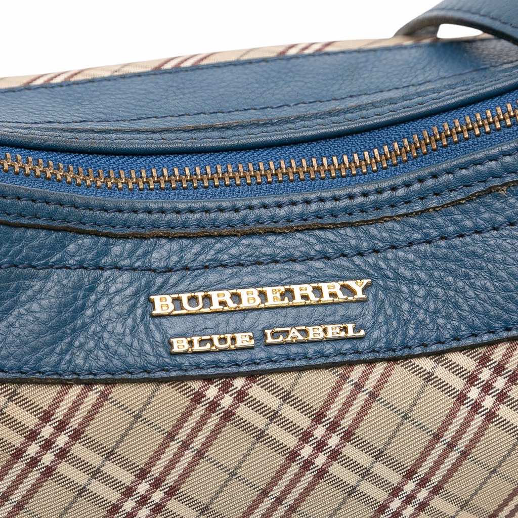 Burberry Nova Check Canvas Crossbody - Image 11