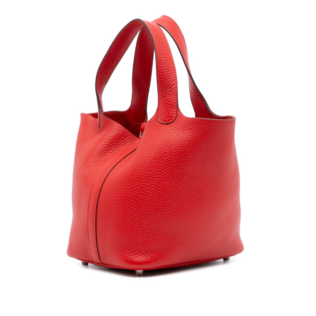 Hermès Clemence Picotin Lock 18 - Back view