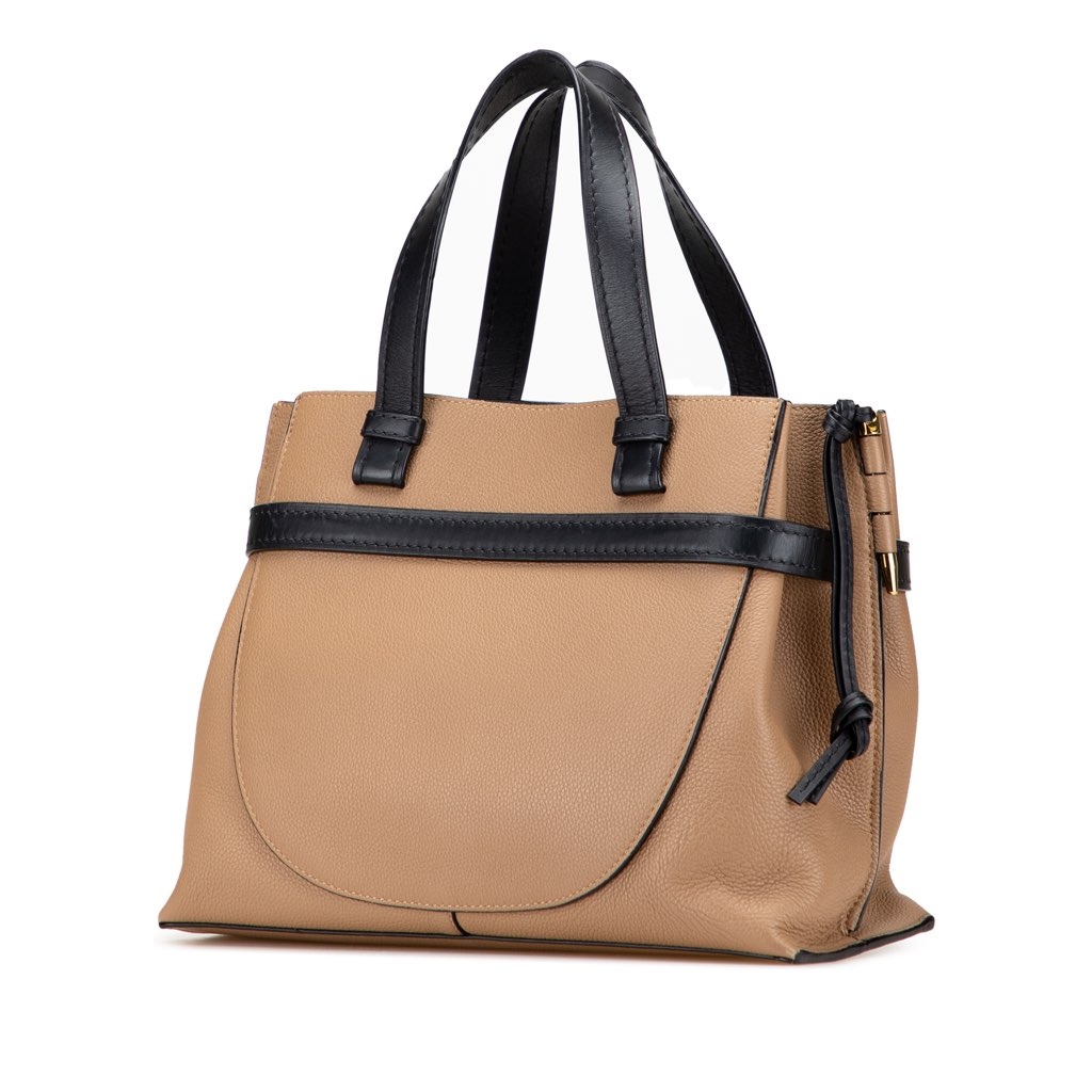 Loewe Small Leather Gate Top Handle Satchel - Back view